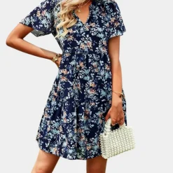 Jurken & Jumpsuits Dames*Zanna - Zomerse gebloemde damesjurk