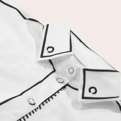 Topjes & Shirts Dames*Zenobia - Stijlvol Langarmshirt voor Dames - Perfect voor de Lente en Zomer Wit