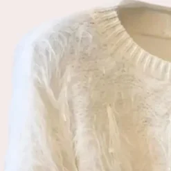 Truien & Vesten Dames*ZOEY - Casual Trui voor Dames Abrikoos