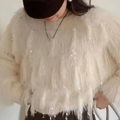 Truien & Vesten Dames*ZOEY - Casual Trui voor Dames Abrikoos