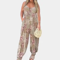 Jurken & Jumpsuits Dames*Zomerse dames jumpsuit in boho-stijl