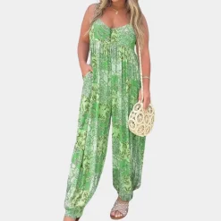 Jurken & Jumpsuits Dames*Zomerse dames jumpsuit in boho-stijl