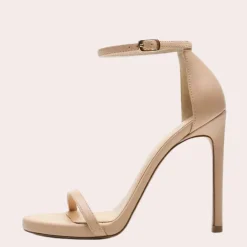 Damesschoenen*Zomerse dameshakken met enkelbandje Abrikoos