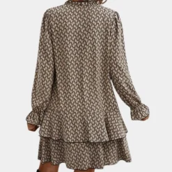 Jurken & Jumpsuits Dames*Zomerse damesjurk met lange mouwen