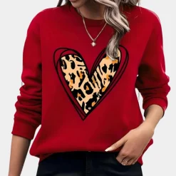 Truien & Vesten Dames*Zomerse damestrui met hartjesprint