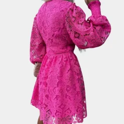 Jurken & Jumpsuits Dames*Zomerse kanten midi-jurk voor dames