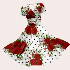 Jurken & Jumpsuits Dames*Zomerse kleurrijke damesjurk