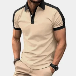 Shirts Heren*Zomerse polo met korte mouwen voor heren