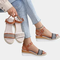 Damesschoenen*Zomerse sleehakken voor dames in bohemian stijl